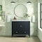James Martin Vanities 36'' Vanity, Carbon Oak w/ 3 CM Eternal Jasmine Pearl Quartz Top 485-V36-CBO-3EJP - alternate 5